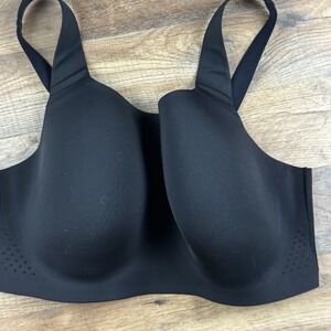 Victoria's Secret Black Straps VS 38DDD‎ Incredible Plunge Impact Sport Bra